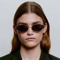 A. Kjærbede Bella Solbrille Silver Black