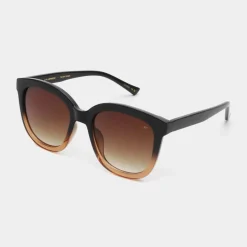 A. Kjærbede Billy Solbrille Black Brown Transparent