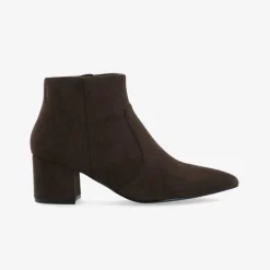 Bianco Biadevived Ankle Boot Suede Dark Brown W