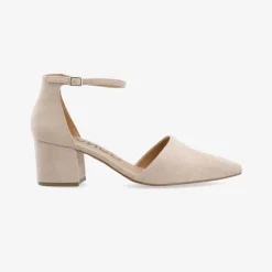 Bianco Biadevived Pumps Micro Suede Nougat W
