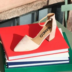 Bianco Biadevived Pumps Micro Suede Nougat W