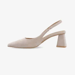 Bianco Biamaralyn Slingback Faux Suede Nougat W