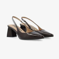 Bianco Biamaralyn Slingback Patent Brown W