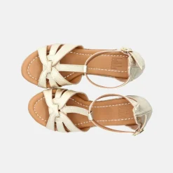Billi Bi Espadrilles Gold Crackele W