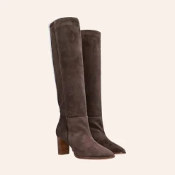 Billi Bi Høy Støvlett Babysilk Suede W