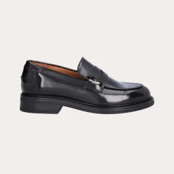 Billi Bi Loafer Black Calf W