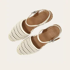 Billie Bi Sandal Kilehæl Off White W
