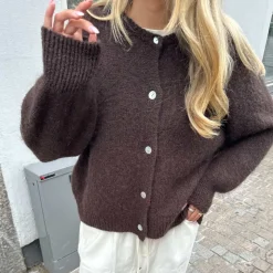 BYIC Idaic Cardigan Dark Brown