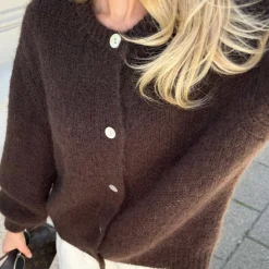 BYIC Idaic Cardigan Dark Brown