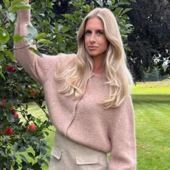 BYIC Idaic Cardigan Dark Beige