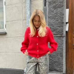 BYIC Idaic Cardigan Red