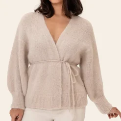 BYIC IdaIC Wrap Cardigan Beige