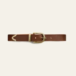 Cala Jade Crubel Belt Nutmeg Gold