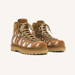 Diemme Roccia Vet Cut-Out Cognac Suede/Beige Ombre W