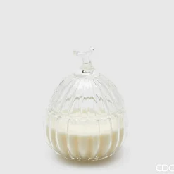 EDG Candela Pumpkin Waterlilly & Moss, H.14 D.11,5