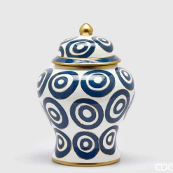EDG Contenitore Decorativo Cerchi Anfora H.41 D.28 C4