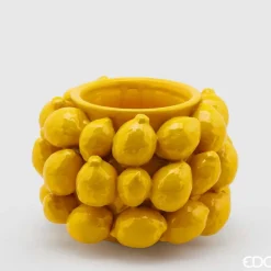 Enzo De Gasperi Vaso Chakra Limoni H19 Yellow
