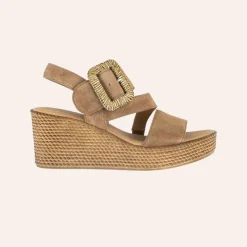 Gabor Kilehælsandal Peanut W