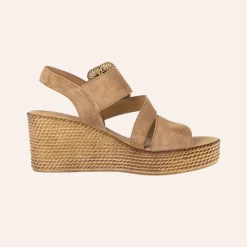 Gabor Kilehælsandal Peanut W