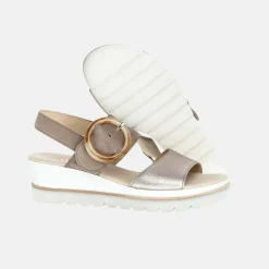 Gabor Sandal Metal Cervo W