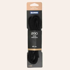 2GO Dress Shoelaces 151 Rund Black 65cm