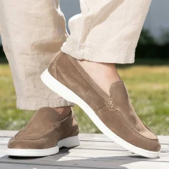 Gregers Sport Loafer II Suede Taupe M