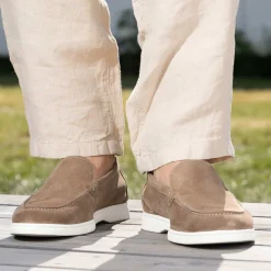 Gregers Sport Loafer II Suede Taupe M