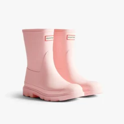Hunter Downpour Short Boot Parfait Pink W