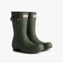 Hunter Original Short Boots Dark Olive W