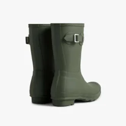 Hunter Original Short Boots Dark Olive W