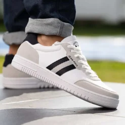 Jean Paul Bozon Court Sneaker White / Navy M