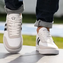 Jean Paul Bozon Court Sneaker White / Navy M