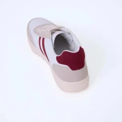 Jean Paul Bozon Court Sneaker White / Red M