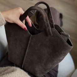 Jim Rickey Maya Suede Truffle