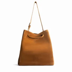 Jim Rickey Sac Large Suede Cognac