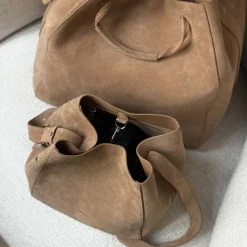 Jim Rickey Sac Medium Suede Wet Sand