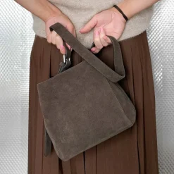 Jim Rickey Sac Mini Suede Truffle