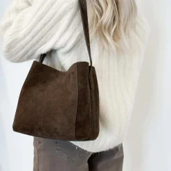 Jim Rickey Sac Mini Suede Truffle