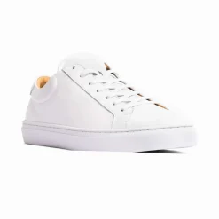 Jim Rickey Spin Leather Sneakers White