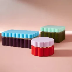 Jonathan Adler Fleur Acrylic Box Small Medium