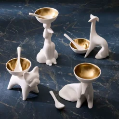 Jonathan Adler French Bulldog salt/Pepper Cellar