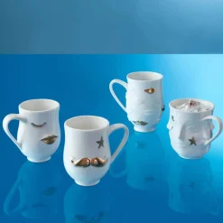 Jonathan Adler Gilded Mr. and Mrs. Muse Mug
