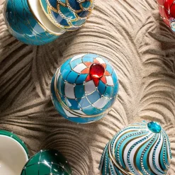 Ladenac Egg Candle 220g Harlequin