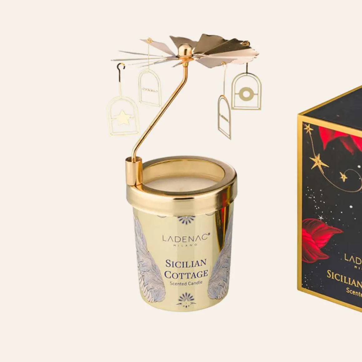 Ladenac Sicilian Cottage Candle 75gr c/carousel