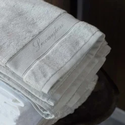 Lexington Hotel håndkle 50x70 bomull/modal/mulberrysilke Silver Grey