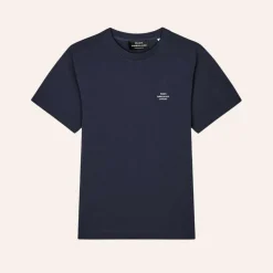 Mads Nørgaard Cotton Jersey Frode Logo Tee Parisian Night