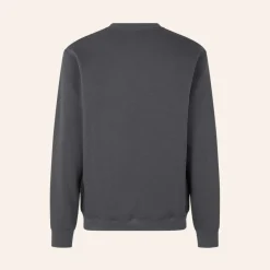 Mads Nørgaard Standard Crew Logo Sweat Asphalt