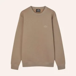 Mads Nørgaard Standard Crew Logo Sweat Walnut