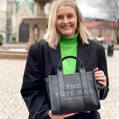 Marc Jacobs Leather Small Tote Svart