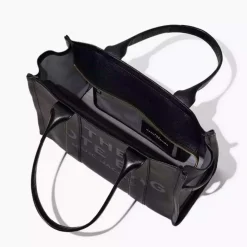 Marc Jacobs Leather Tote Bag Large Svart